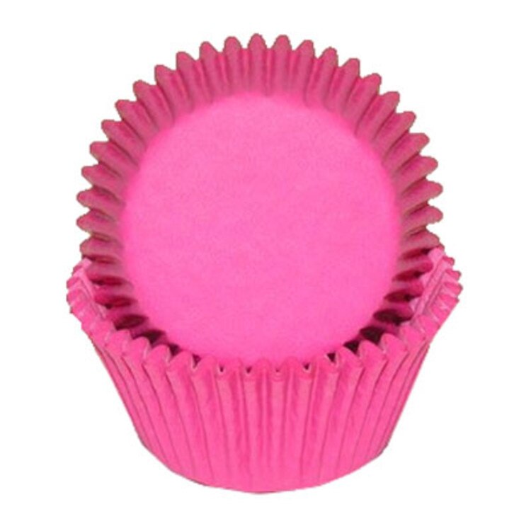 Mini Baking Cups Hot Pink